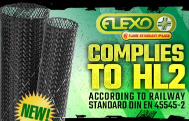 Techflex FRN0.38 Braided Expandable Sleeving – PET, 3/8